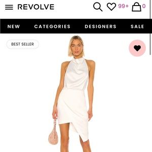 Elliatt Camo Dress in White